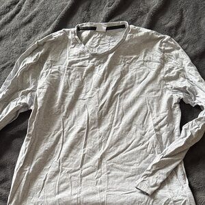 Gymshark Light Gray Long Sleeve Tee